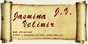 Jasmina Velimir vizit kartica